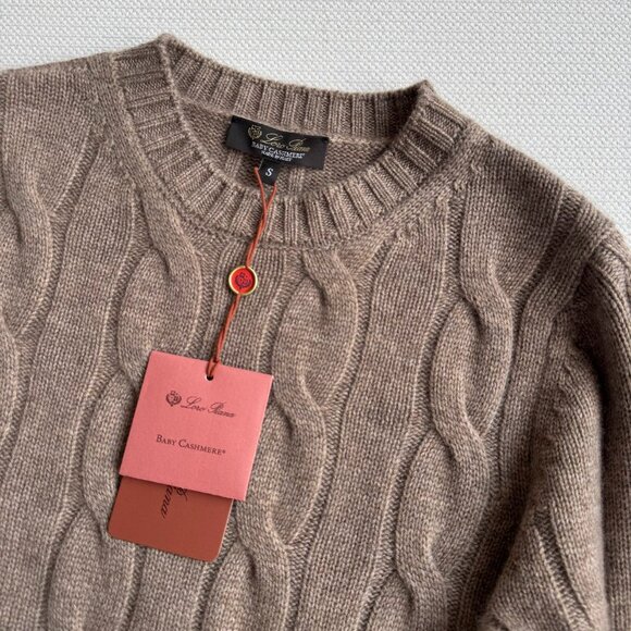 Loro Piana classic cable knit cashmere sweater - Picture 7 of 8